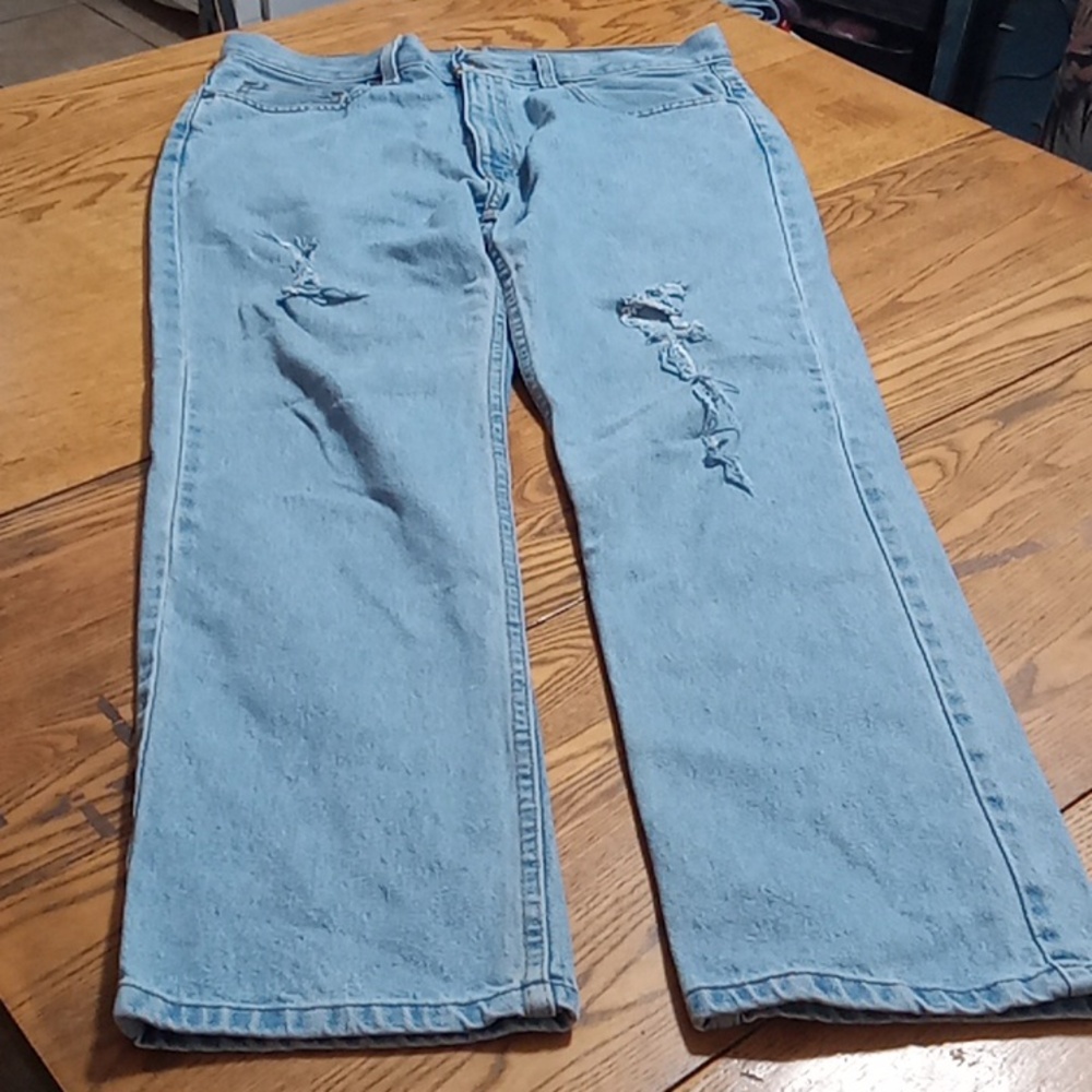 GEORGE Jeans Mens 32 X 30 BLUE Preowned COTTON Summer Spring Work Casual Used